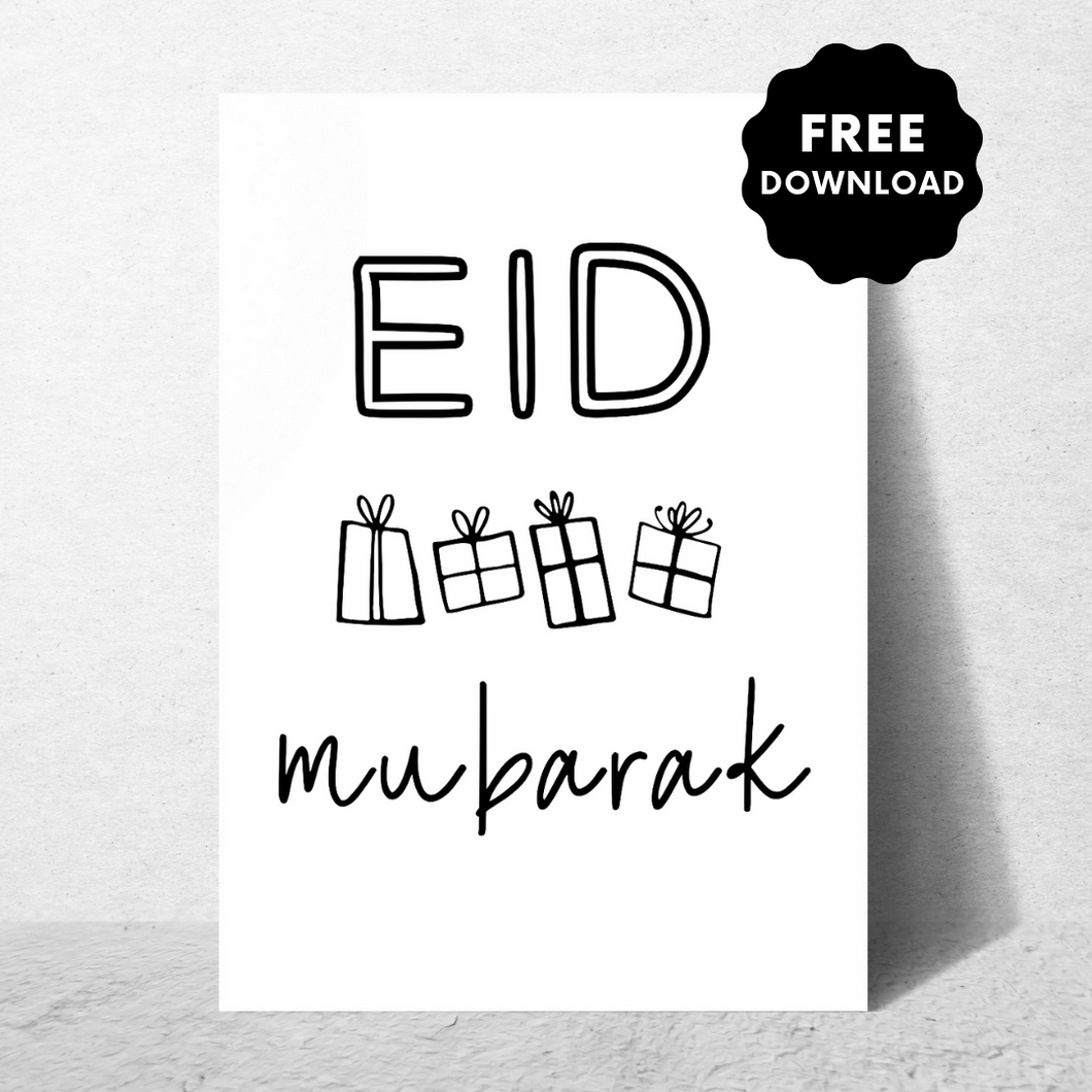 FREE Eid Card (PDF)